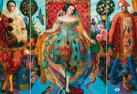 Jigsaw Puzzle by Pomegranate | 73,7 x 50,8 cm | Olga Suvorova | Dancer | 1000 stukjes - Kleine Eland
