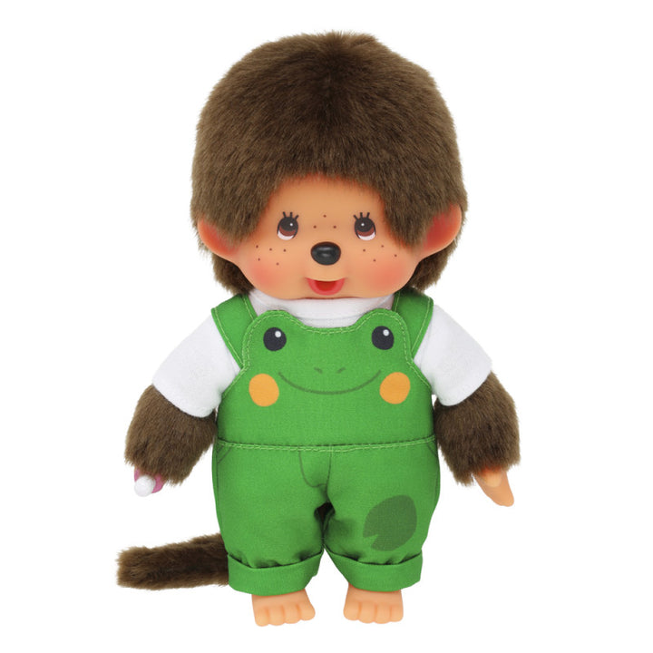 Monchhichi | Jongen met tuinbroek kikker | 20 cm | 2+