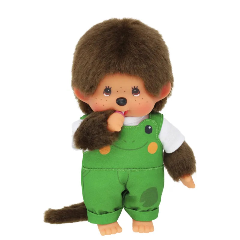 Monchhichi | Jongen met tuinbroek kikker | 20 cm | 2+