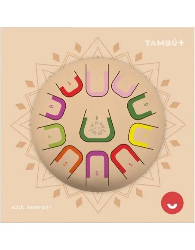 Juega Conmigo | Percussion Instrument | Tongue Drum | Ø 25 x 14 cm | Soul Serenity Licht Beige | 9+ - Kleine Eland