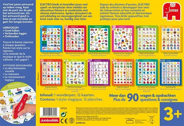 Jumbo | Electro | Wonderpen | Logisch denken | 3+ - Kleine Eland