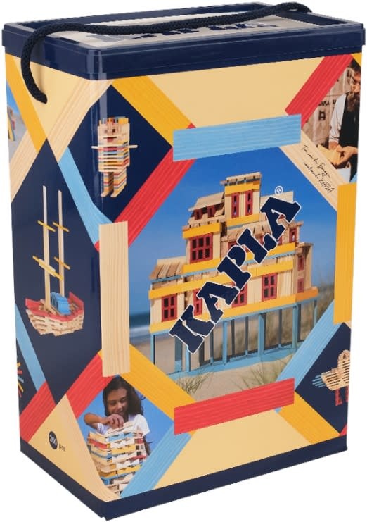 KAPLA | 200 pieces | Box Summer | 140 Natural + 60 Coloured Planks