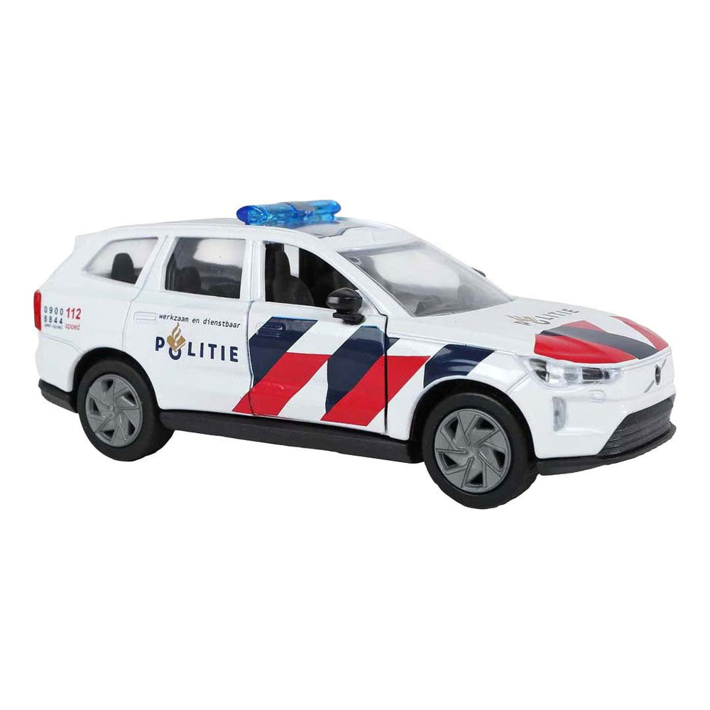 Kids Globe | Die Cast | Politieauto met licht en geluid | 13 cm | 3+ - Kleine Eland