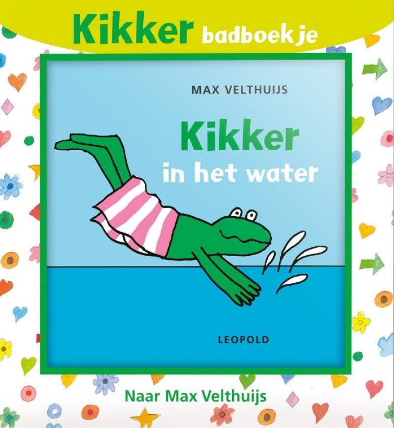 Kikker | Kikker in het water | badboekje | 0+ - Kleine Eland