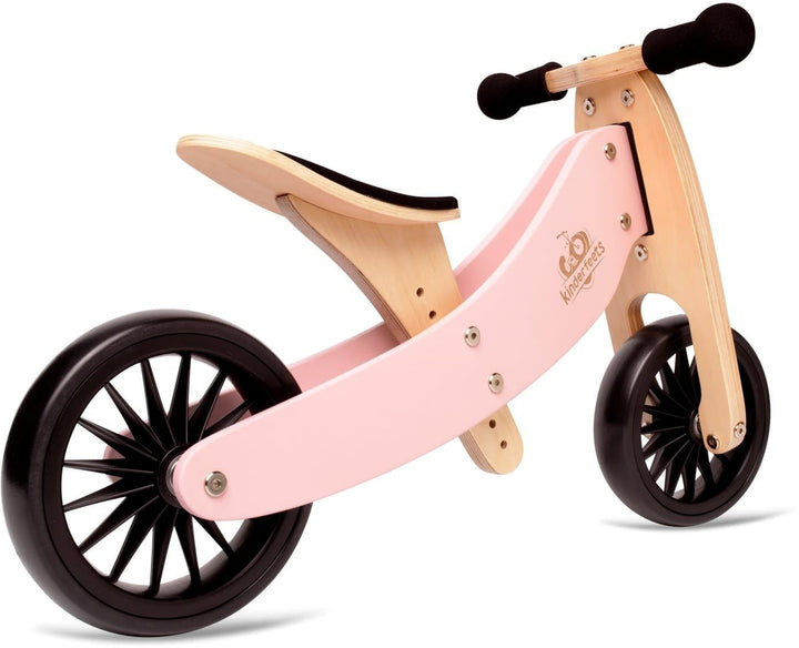 Kinderfeets | Tiny Tot Plus | 2 in 1 | Tricycle/Balance Bike | Rose | + 18 mnd - Kleine Eland