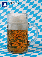 Lenticulaire Kaart Bewegend | Bierpul | Glas Bier halfvol of halfleeg ?