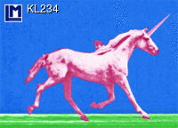 Lenticular Card Moving | Pink Unicorn