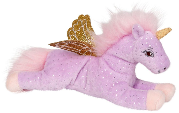 Die Spiegelburg Unicorn Paradise lilac glitter unicorn 15 cm, product photo.
