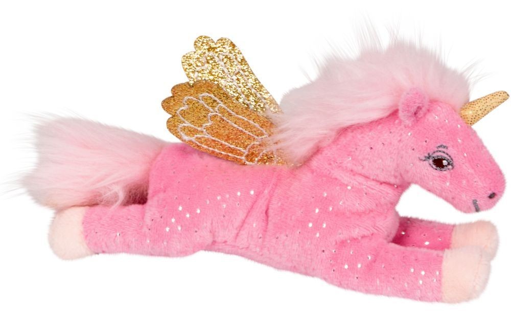 Die Spiegelburg Unicorn Paradise pink glitter unicorn 15 cm, product photo.