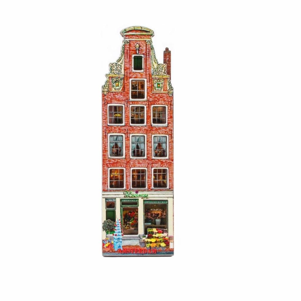 Koelkastmagneet | Amsterdam | Bloemenshop - Kleine Eland