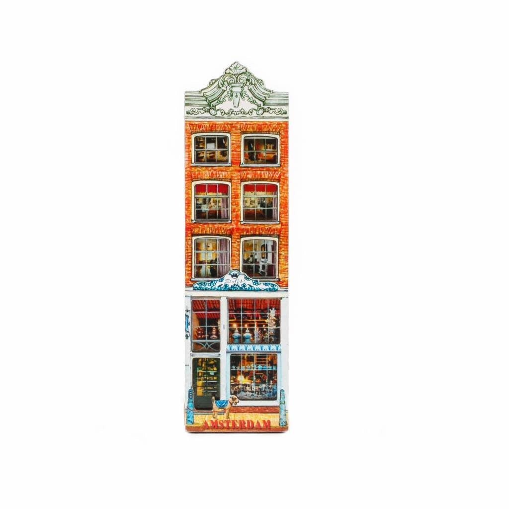 Koelkastmagneet | Amsterdam | Delftsblauwe Winkel - Kleine Eland