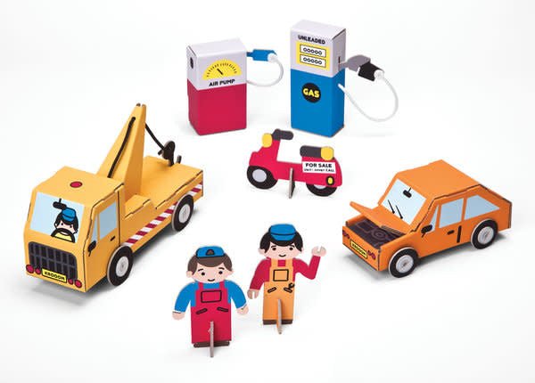 Krooom Wilson Brothers Garage PLayset 4+ - Kleine Eland