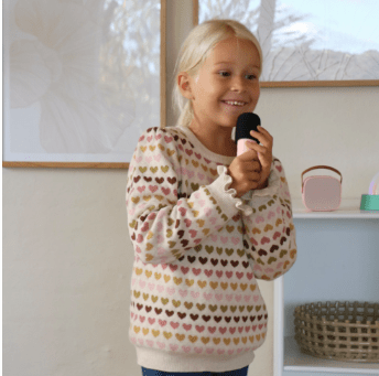 Lalarma | Kids Karaoke | Bluetooth - microfoon en luidspreker | Roze | 3+ - Kleine Eland