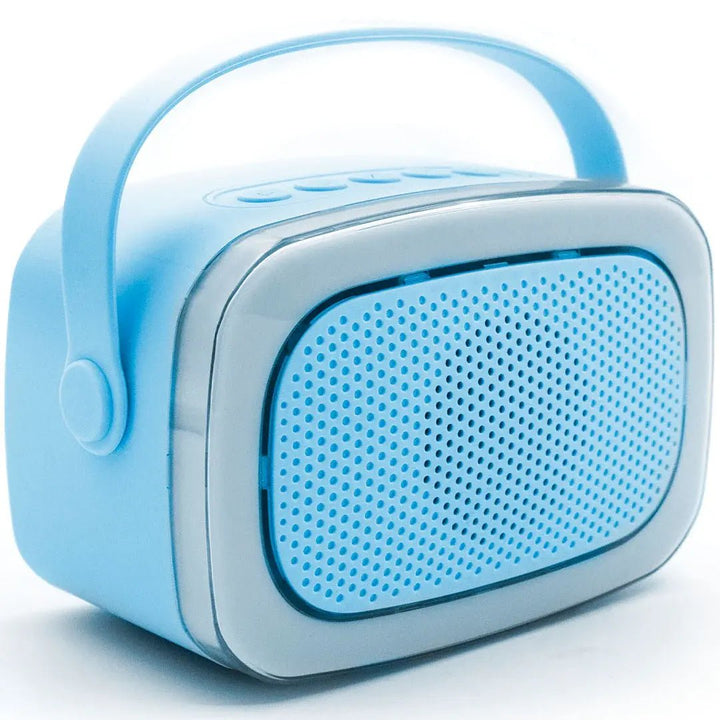 Lalarma | Kids Karaoke | Duo | 2 Bluetooth - microfoons en luidspreker met licht | Blauw | 3+ - Kleine Eland