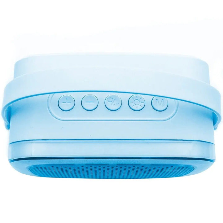 Lalarma | Kids Karaoke | Duo | 2 Bluetooth - microfoons en luidspreker met licht | Blauw | 3+ - Kleine Eland