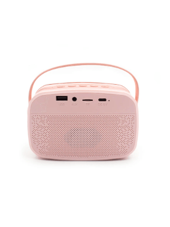 Lalarma | Kids Karaoke | Duo | 2 Bluetooth - microfoons en luidspreker met licht | Roze | 5+ - Kleine Eland