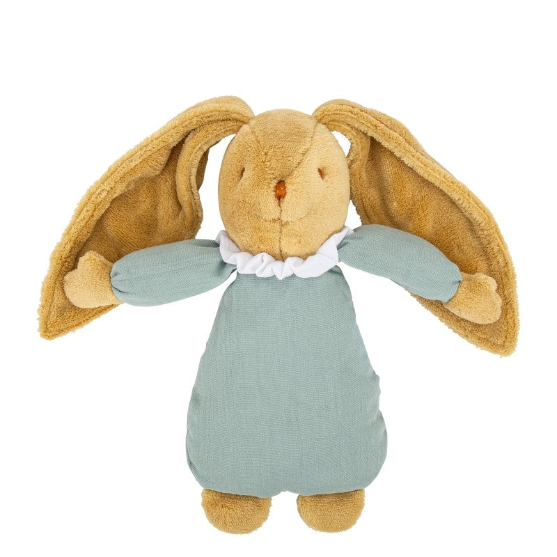 Trousselier | Muzikaal knuffelkonijn | celadon (grijsgroen) | 25 cm | 0+