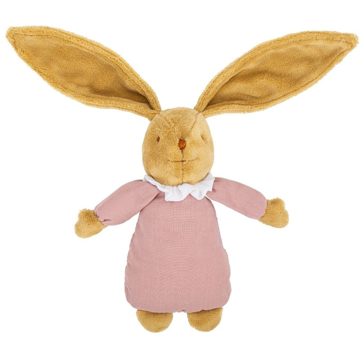 Altrosa Trousselier Kuschelhase mit ausgebreiteten Ohren und Armen