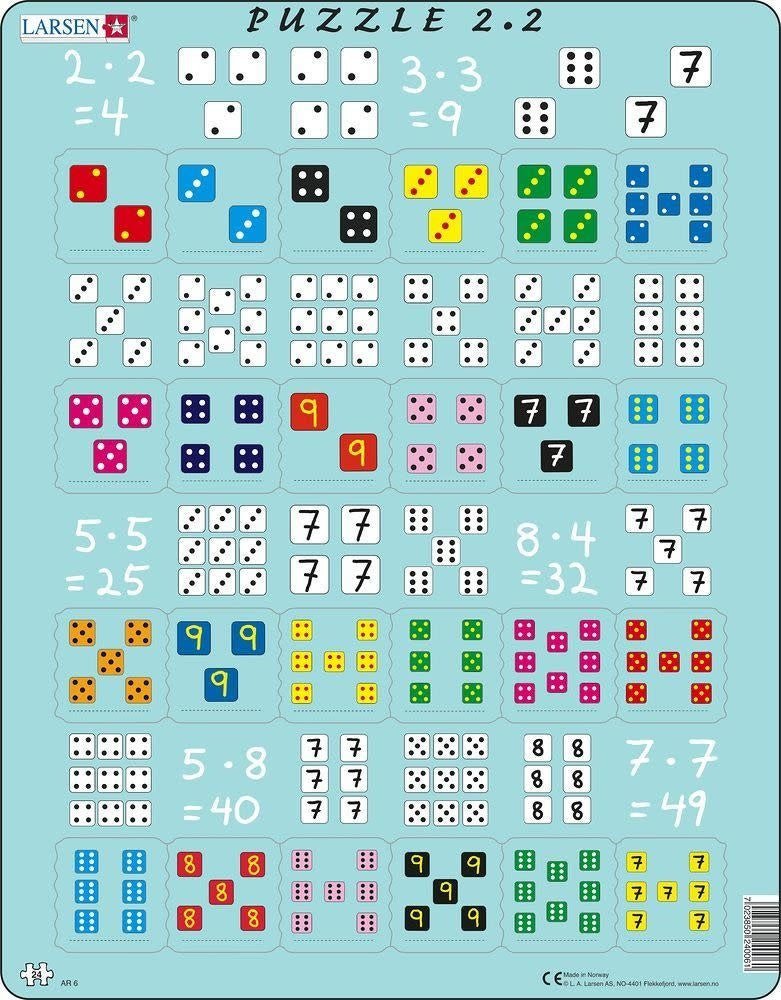 Larsen puzzel - Rekenpuzzel - Kleine Eland