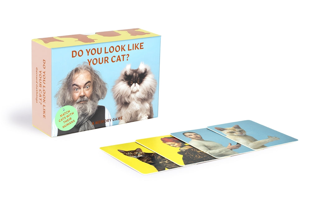 Do You Look Like Your Cat? | Boîte et cartes photographiques disposées à côté