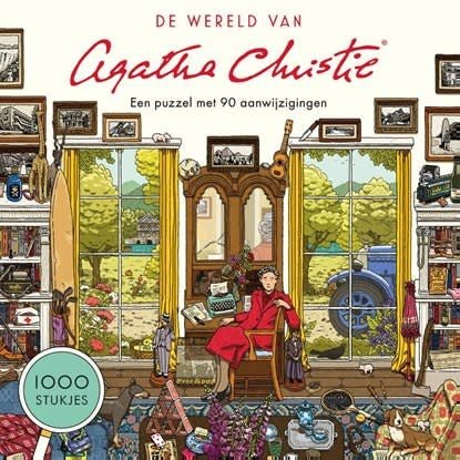 Laurence King Publishing UK | 1000 pieces Puzzle | The World of Agatha Christie | 48.5 x 68 cm - Kleine Eland