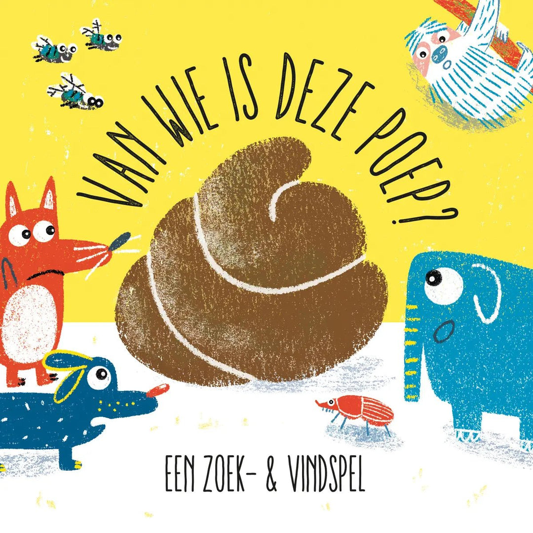 Laurence King Publishing UK | Kaart en Geheurgenspel | Van wie is deze poep? | 54 delig | 3+ - Kleine Eland