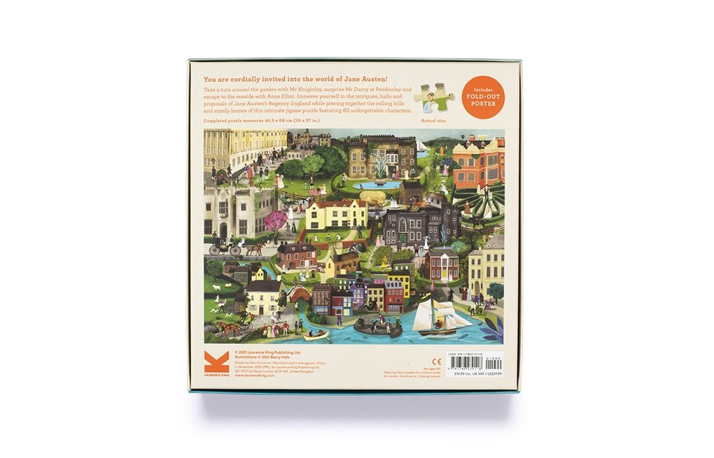 The World of Jane Austen | Back of the box