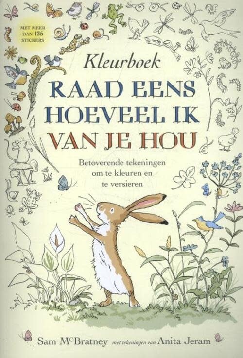 Lemniscaat | Kleurboek | Raad eens hoeveel ik van je hou | 3+ - Kleine Eland