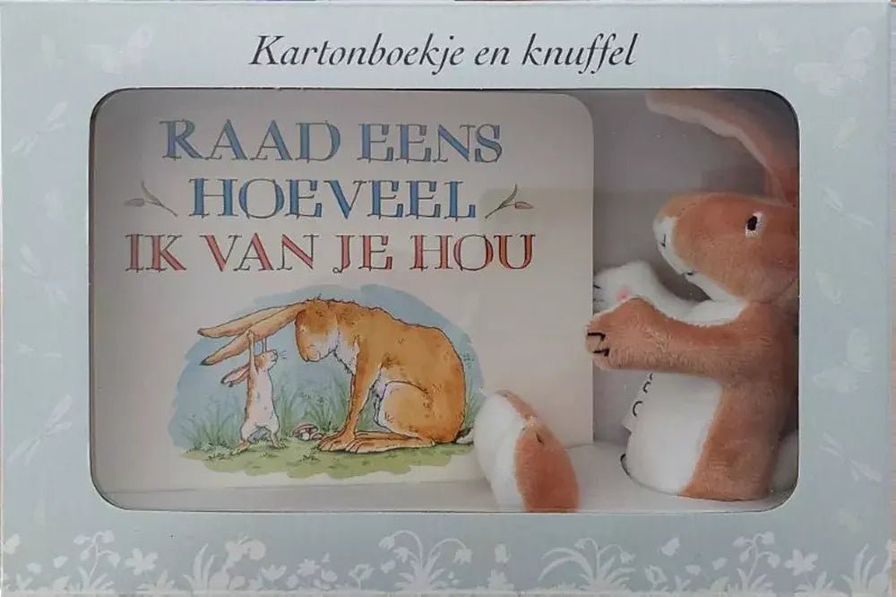 Lemniscaat | Raad Eens Hoeveel Ik Van Je Hou | met Knuffel | 0+ - Kleine Eland