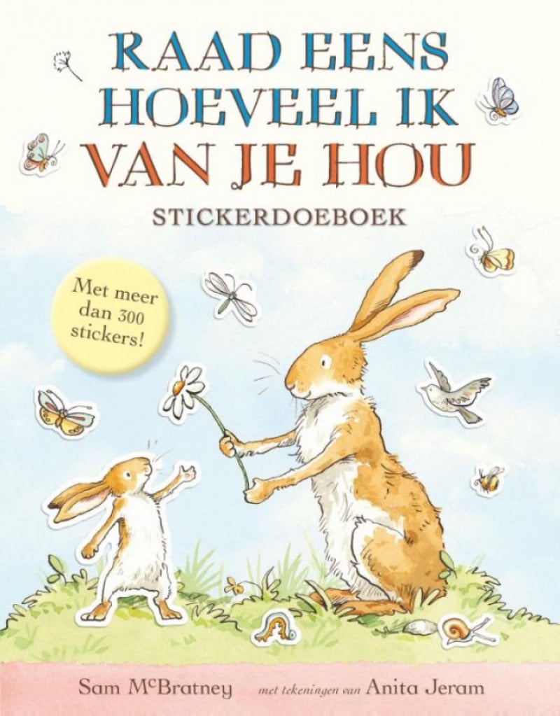 Lemniscaat | Raad eens Hoeveel ik van je Hou | Stickerdoeboek | 3+ - Kleine Eland