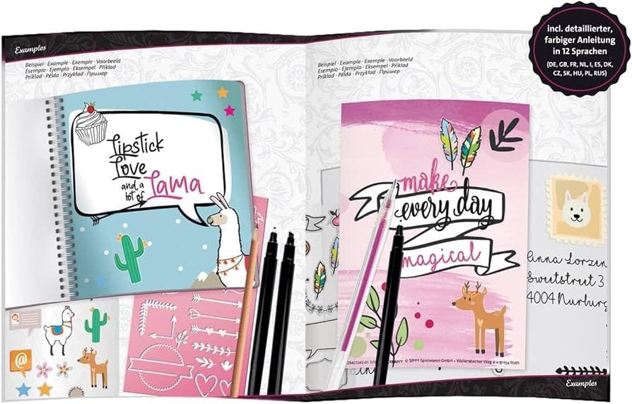 Lena Fashion | Handlettering | Uitgebreide Startersset | 8+ - Kleine Eland