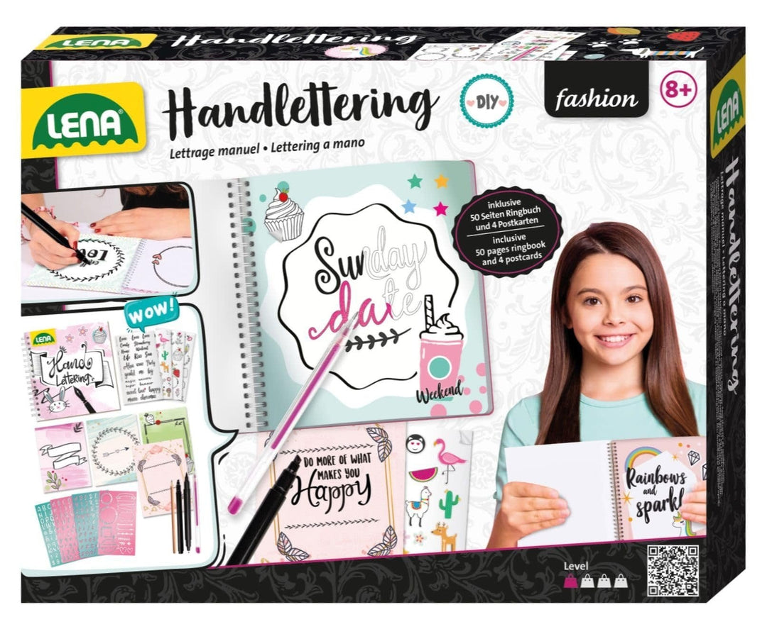 Lena Fashion | Handlettering | Uitgebreide Startersset | 8+ - Kleine Eland