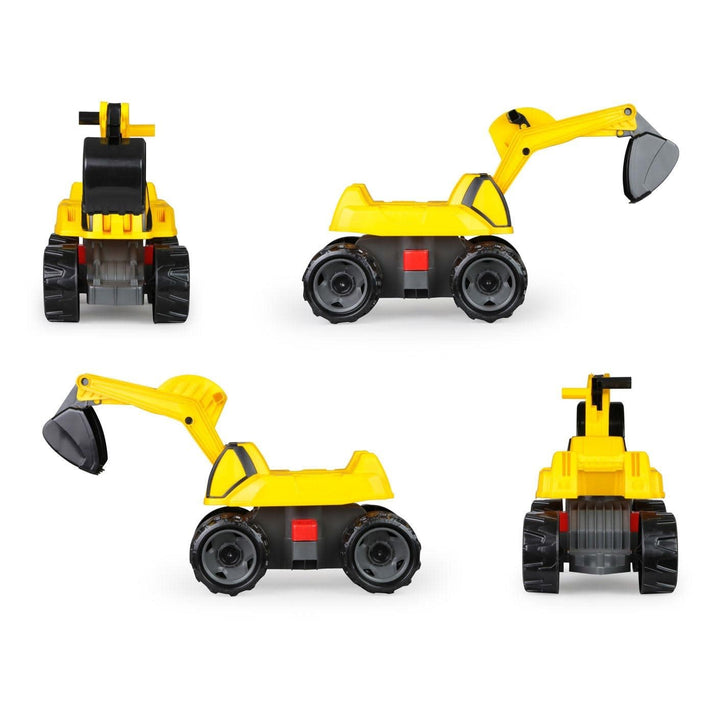 Lena GIGA TRUCKS Graafmachine PRO | Zitvoertuig | 68 cm | 3+ - Kleine Eland