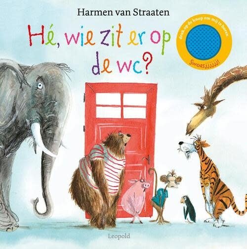 Leopold | Geluidenboek | Hé, wie zit er op de wc? | 1+ - Kleine Eland