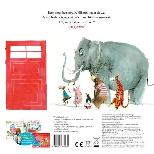 Leopold | Geluidenboek | Hé, wie zit er op de wc? | 1+ - Kleine Eland