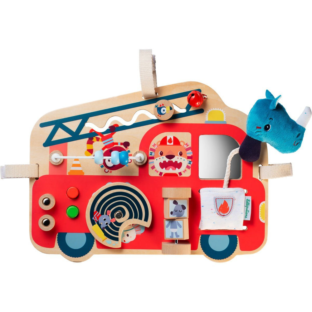 Lilliputiens | Activiteitenpaneel | Brandweerwagen | 29,5 cm | +3 maanden - Kleine Eland