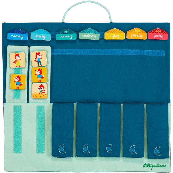 Lilliputiens | Mijn weekplanner | 45 x 39 cm | 4+ - Kleine Eland