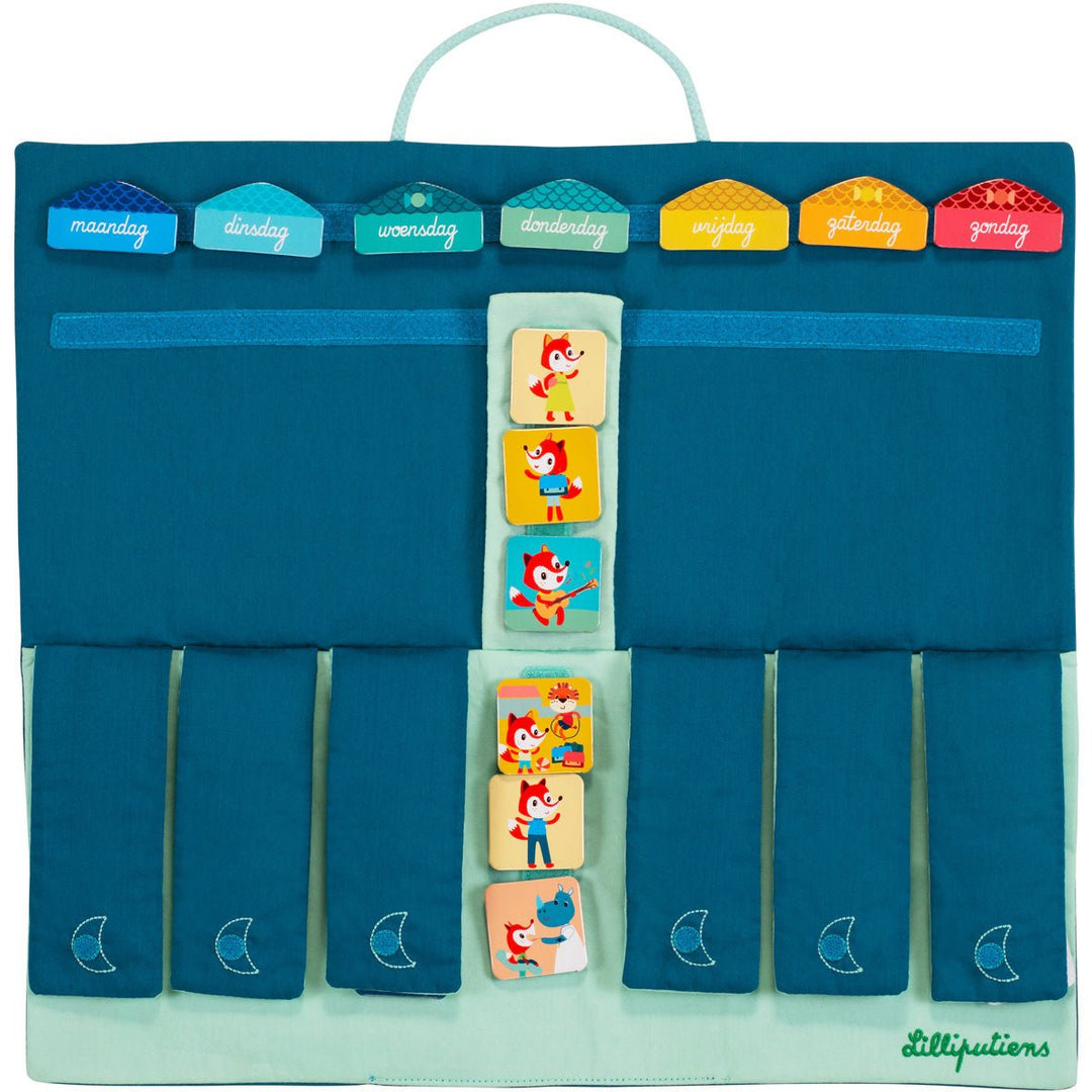 Lilliputiens | Mijn weekplanner | 45 x 39 cm | 4+ - Kleine Eland