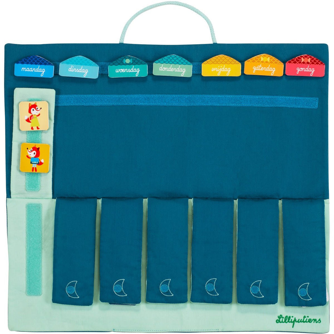Lilliputiens | Mijn weekplanner | 45 x 39 cm | 4+ - Kleine Eland