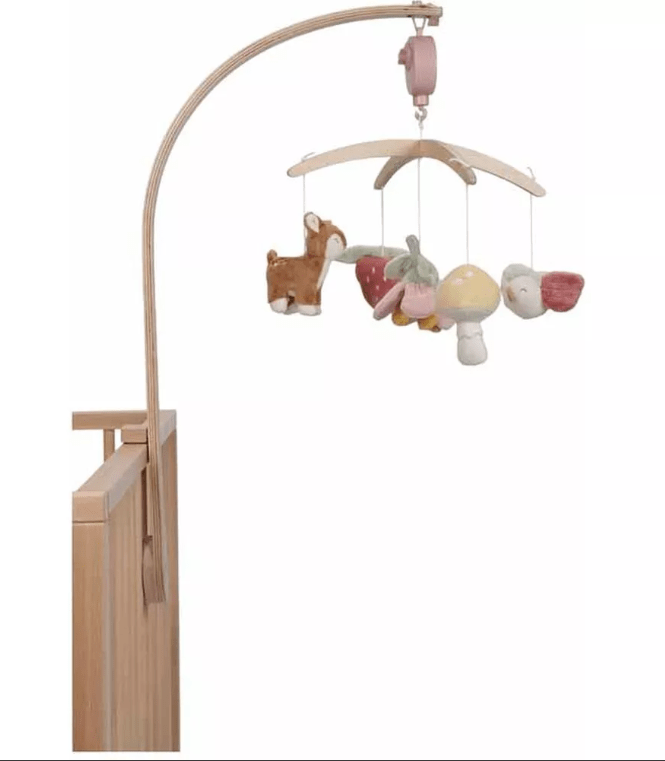 Little Dutch | Boxmobiel met Ronddraaiend Muziekdoosje | Fairy Garden | 0+ - Kleine Eland