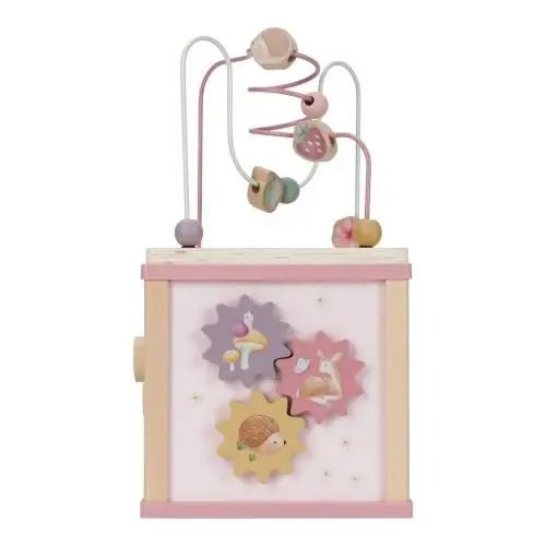 Little Dutch | Houten Activiteiten Kubus | Fairy Garden | 40 cm | +18 mnd - Kleine Eland