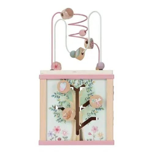 Little Dutch | Houten Activiteiten Kubus | Fairy Garden | 40 cm | +18 mnd - Kleine Eland