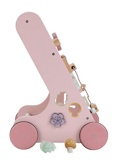 Little Dutch | Houten Activiteiten Loopwagen | Babywalker | Fairy Garden | 1+ - Kleine Eland