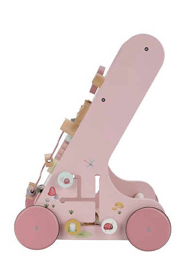 Little Dutch | Houten Activiteiten Loopwagen | Babywalker | Fairy Garden | 1+ - Kleine Eland