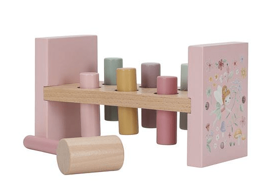 Little Dutch | Houten Hamerbank | Fairy Garden | 22 cm | 1+ - Kleine Eland