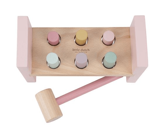 Little Dutch | Houten Hamerbank | Fairy Garden | 22 cm | 1+ - Kleine Eland