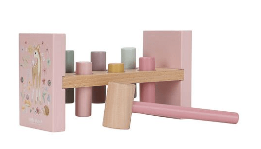 Little Dutch | Houten Hamerbank | Fairy Garden | 22 cm | 1+ - Kleine Eland