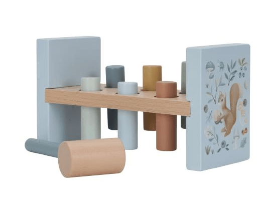 Little Dutch | Houten Hamerbank | Forest Friends | 22 cm | 1+ - Kleine Eland