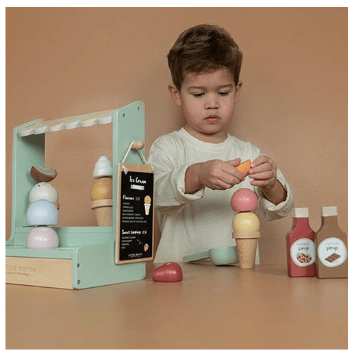 Little Dutch | Houten IJskraam | 3+ - Kleine Eland