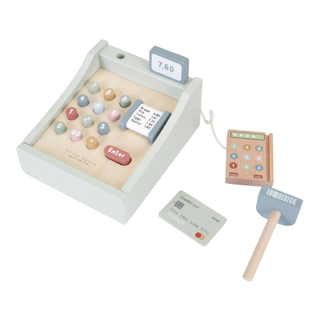 Little Dutch | Houten Kassa met Scanner | 3+ - Kleine Eland